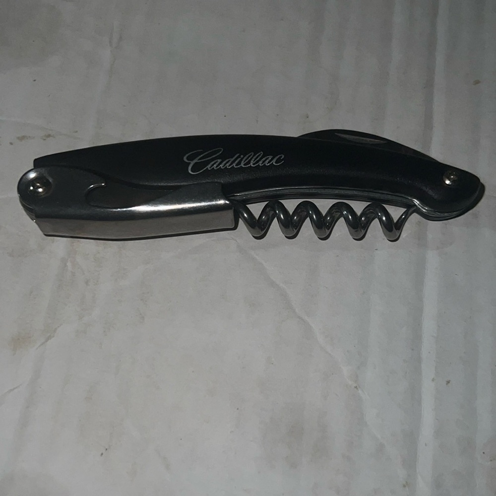 Brand New Cadillac wine corkscrew opener bottle opener